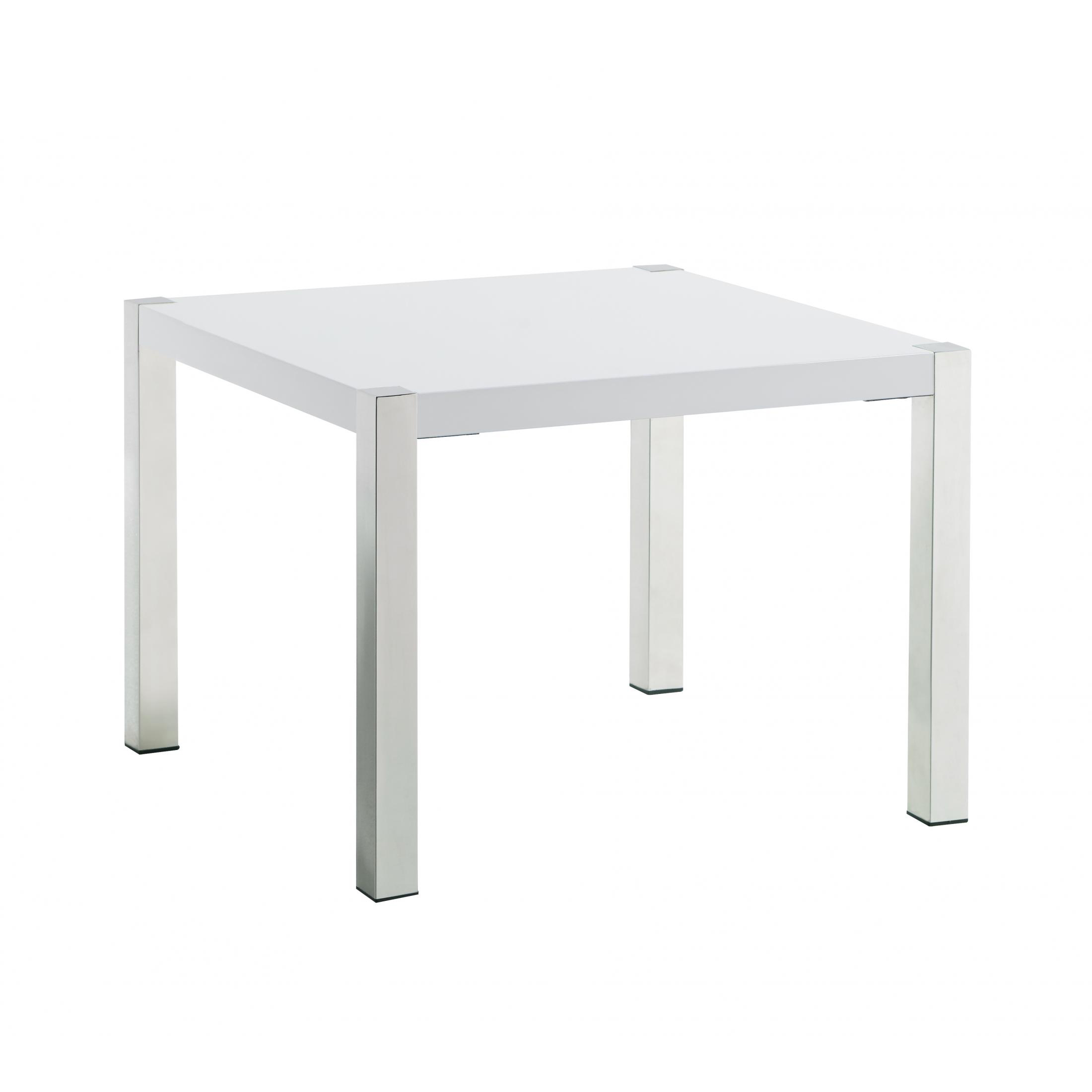 Gamma Lamp Table White High Gloss - Belvic Furniture