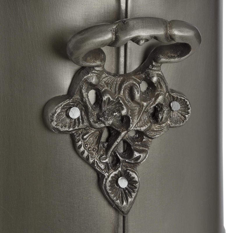 Coal Scuttle In Antique Pewter Finish - Image 3