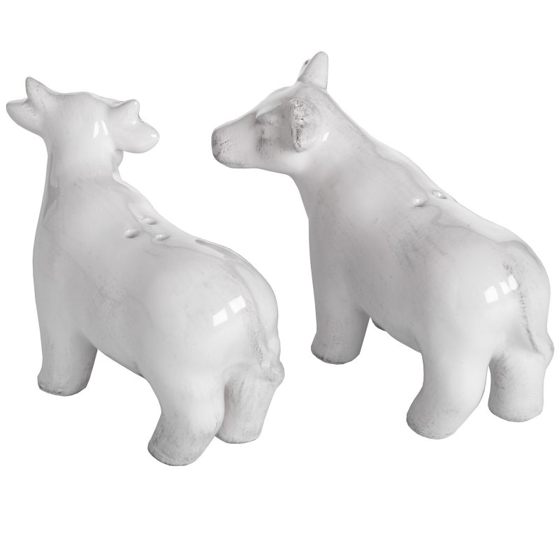 Set Of Two Salt And Pepper Cows - Image 2