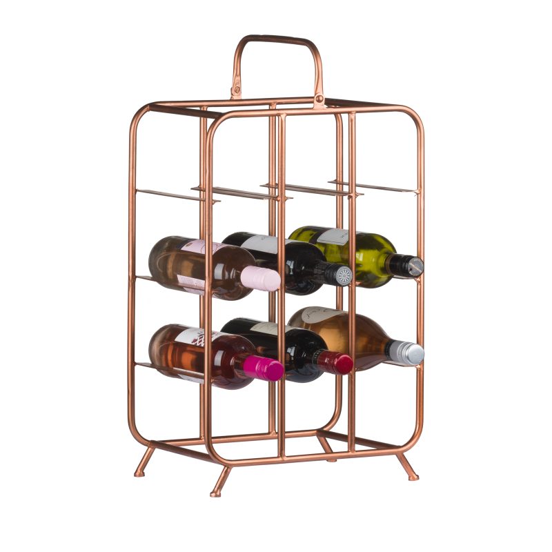 Industrial Inspired 9 Bottle Wine Holder - Image 2