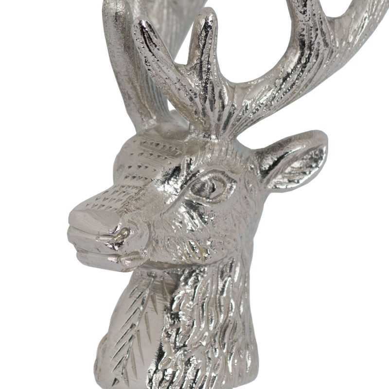 Nickel Stag Head Bottle Opener - Image 2