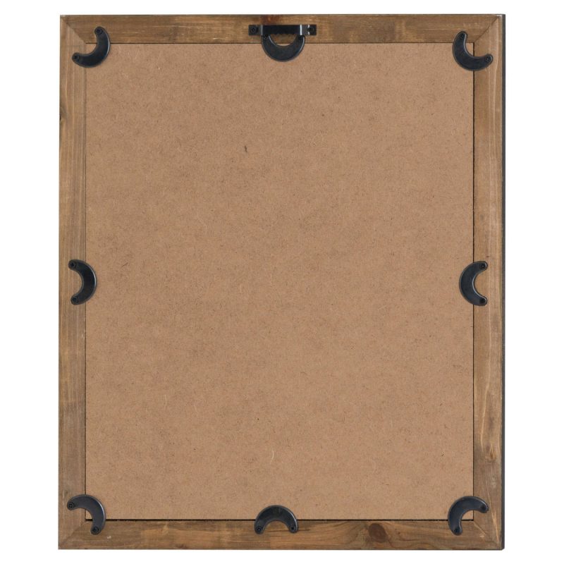 Rustic Framed Botanical Triple Fern Picture - Image 2