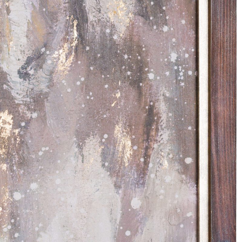 Wild Horses On Cement Board With Frame - Image 3