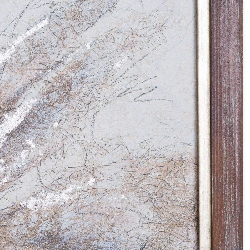 March Hares On Cement Board With Frame - Image 3