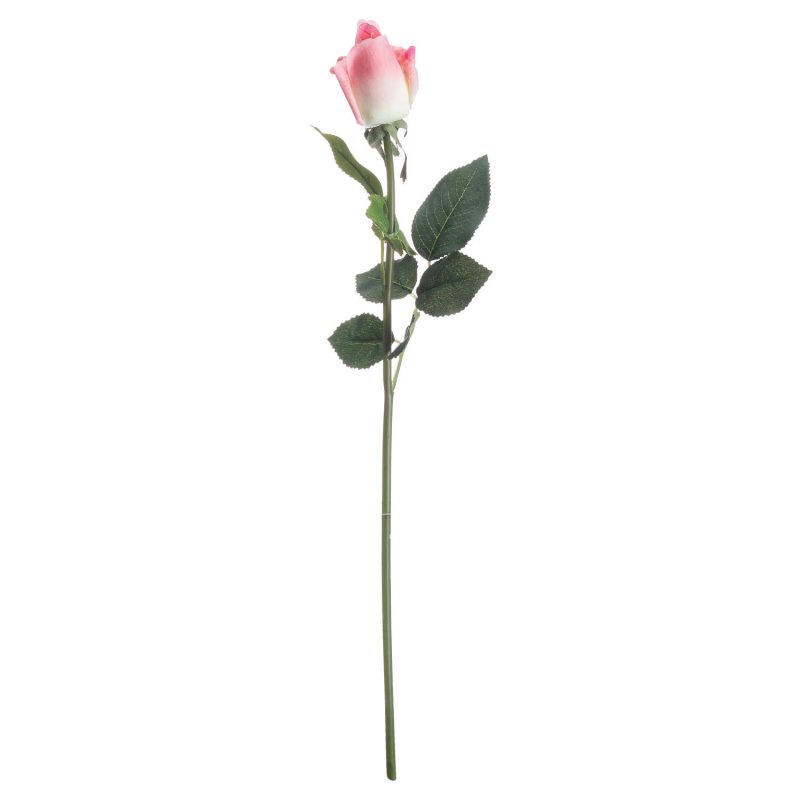 Pink Closed Rose Bud - Image 4