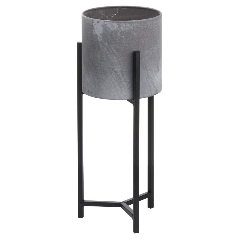 Set Of Two Concrete Effect Table Top Planter - Image 2