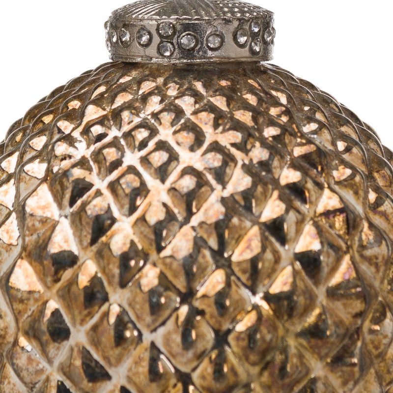 The Noel Collection Burnished  Christmas Bauble - Image 2