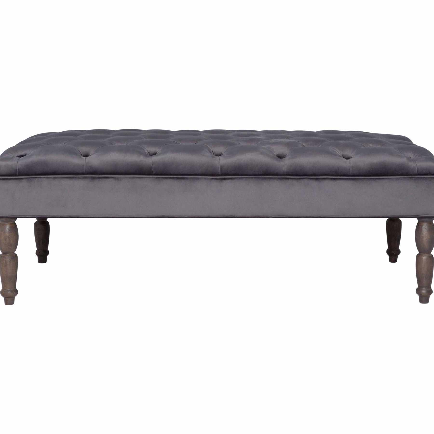 Knightsbridge Button Pressed Ottoman