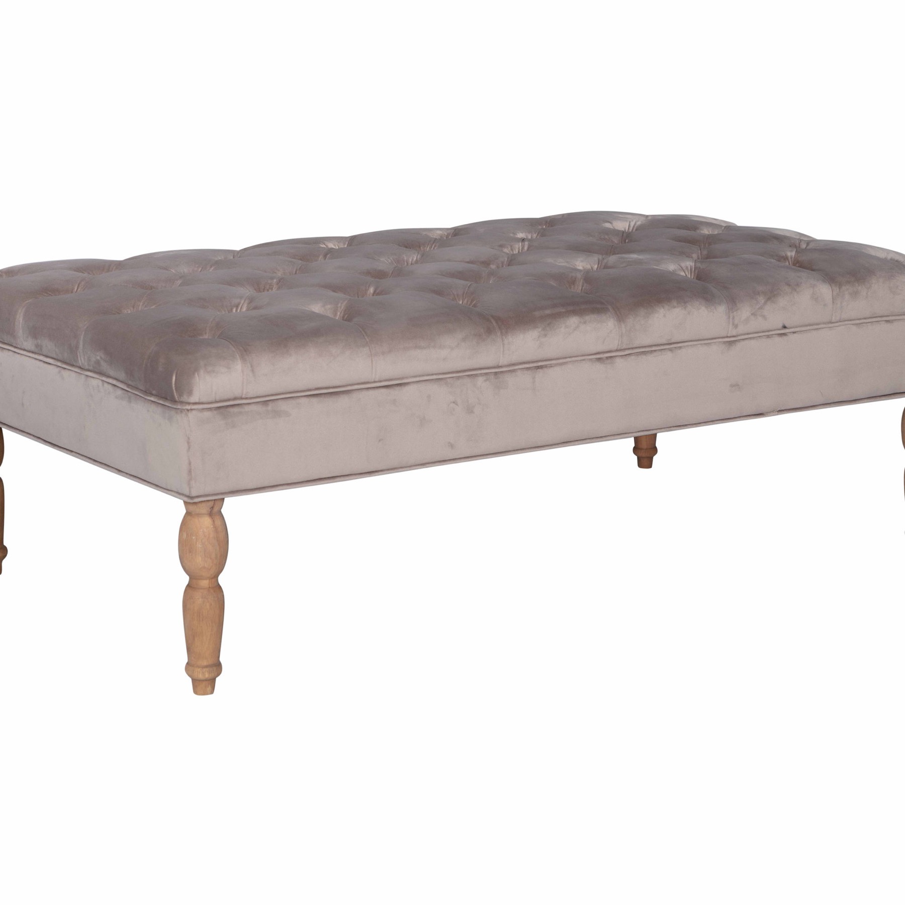 Chelsea Button Pressed Ottoman