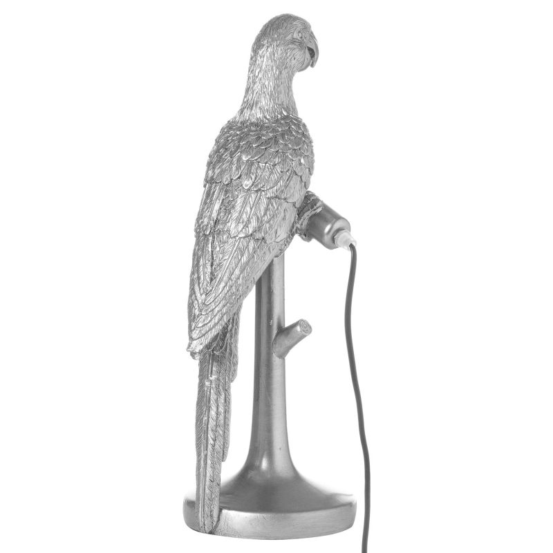 Percy The Parrot Silver Table Lamp - Image 3
