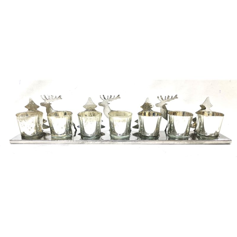 Silver Seven Tealight Holder - Image 4