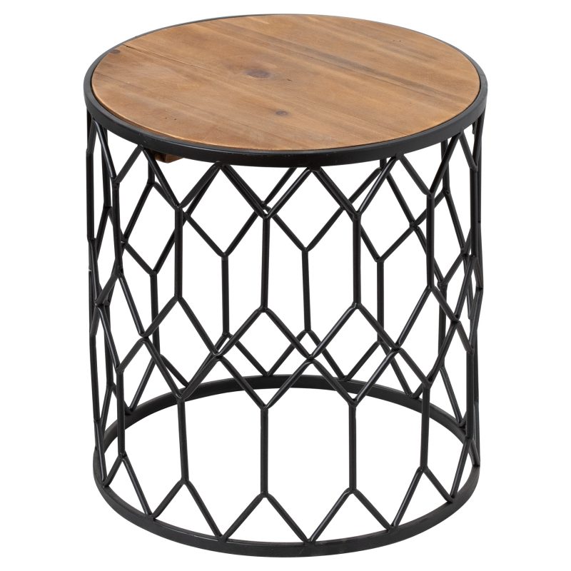 Set Of Three Honeycomb Side Tables - Image 4