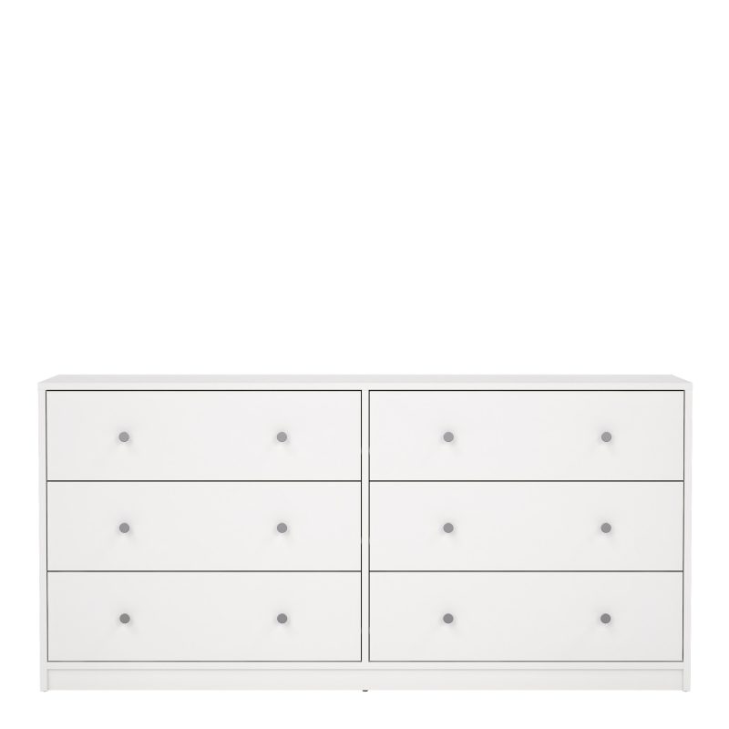 May Chest Of 6 Drawers (3+3) In White - Image 3