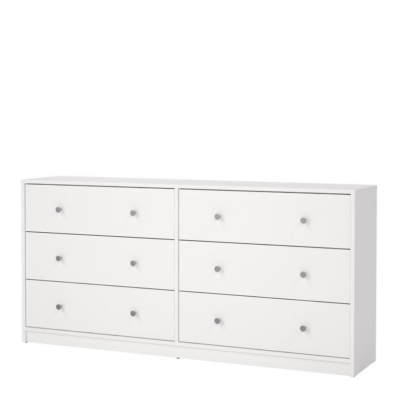 May Chest Of 6 Drawers (3+3) In White - Image 4