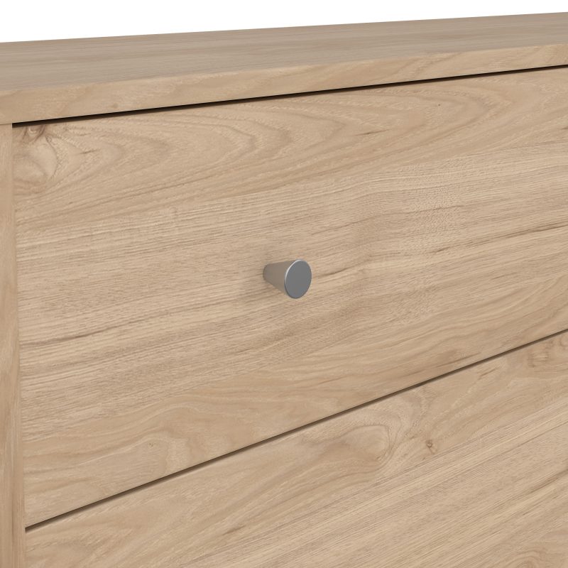 May Chest of 6 Drawers (3+3) in Jackson Hickory Oak - Image 9