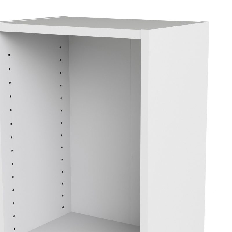 Basic Tall Narrow Bookcase (4 Shelves) in White - Image 6