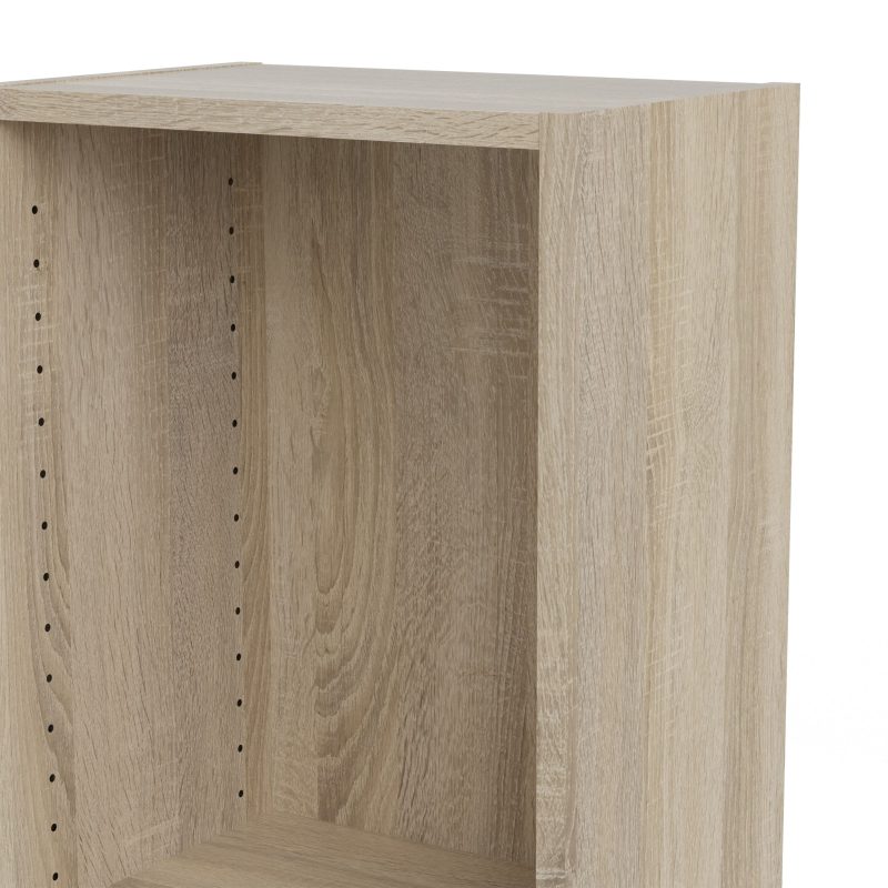 Basic Tall Narrow Bookcase (4 Shelves) in Oak - Image 8