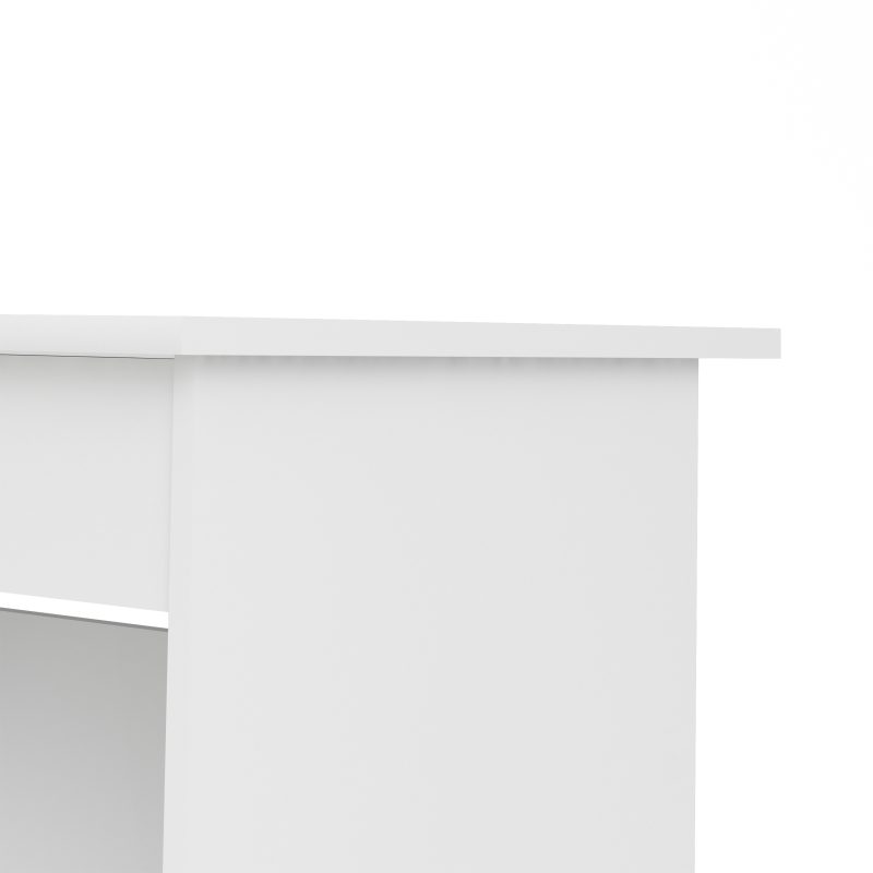 Function Plus Desk (3+1) Handle Free Drawer In White - Image 7