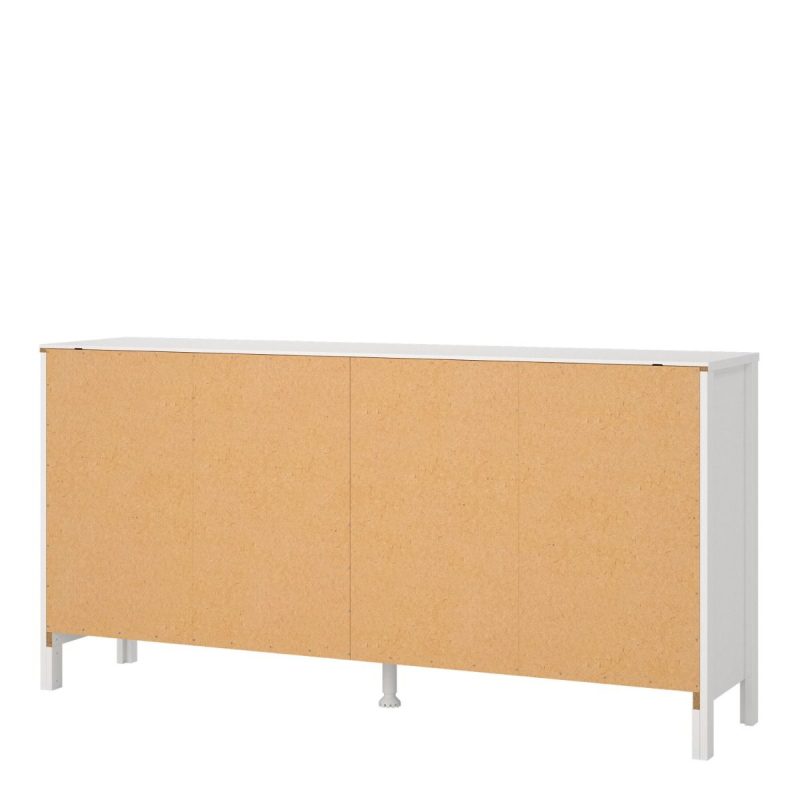 Barcelona Double Dresser 4+4 Drawers in White - Image 4