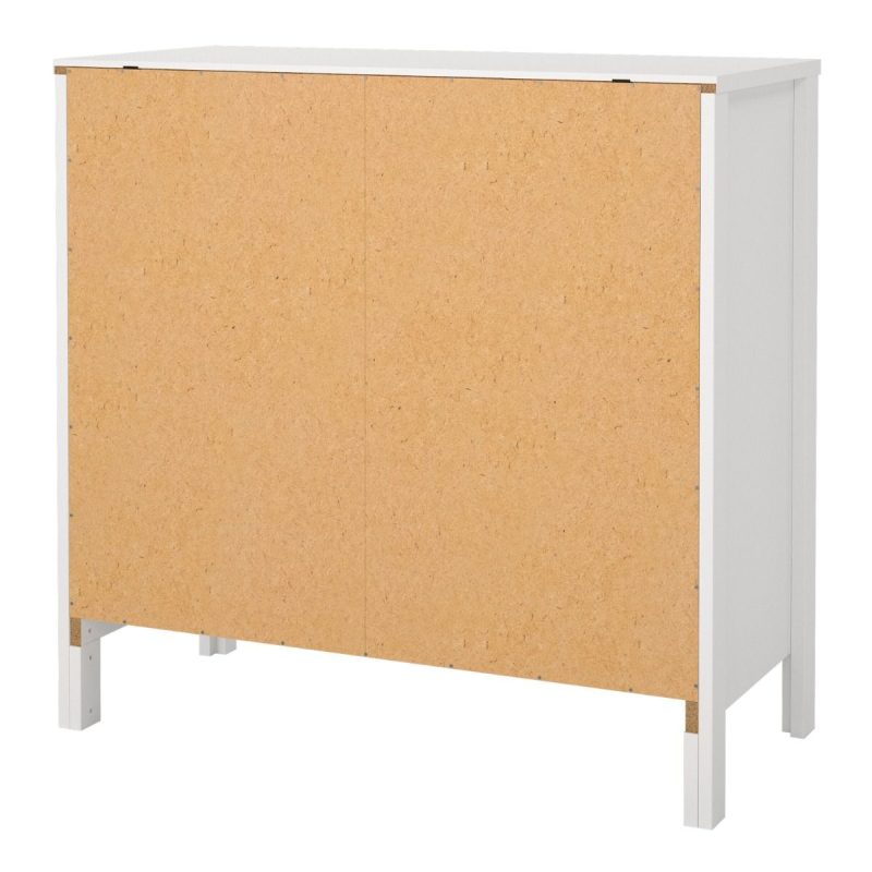 Barcelona Sideboard 2 Doors 1 Drawer in White - Image 4