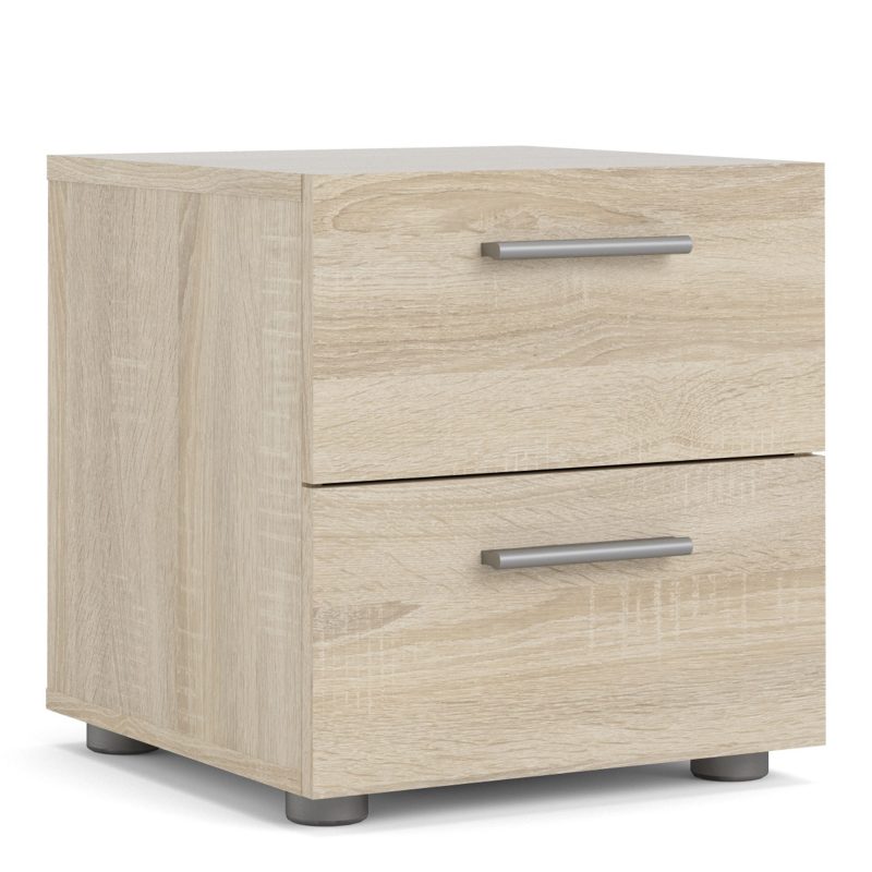 Pepe Bedside 2 Drawers in Oak - Image 3