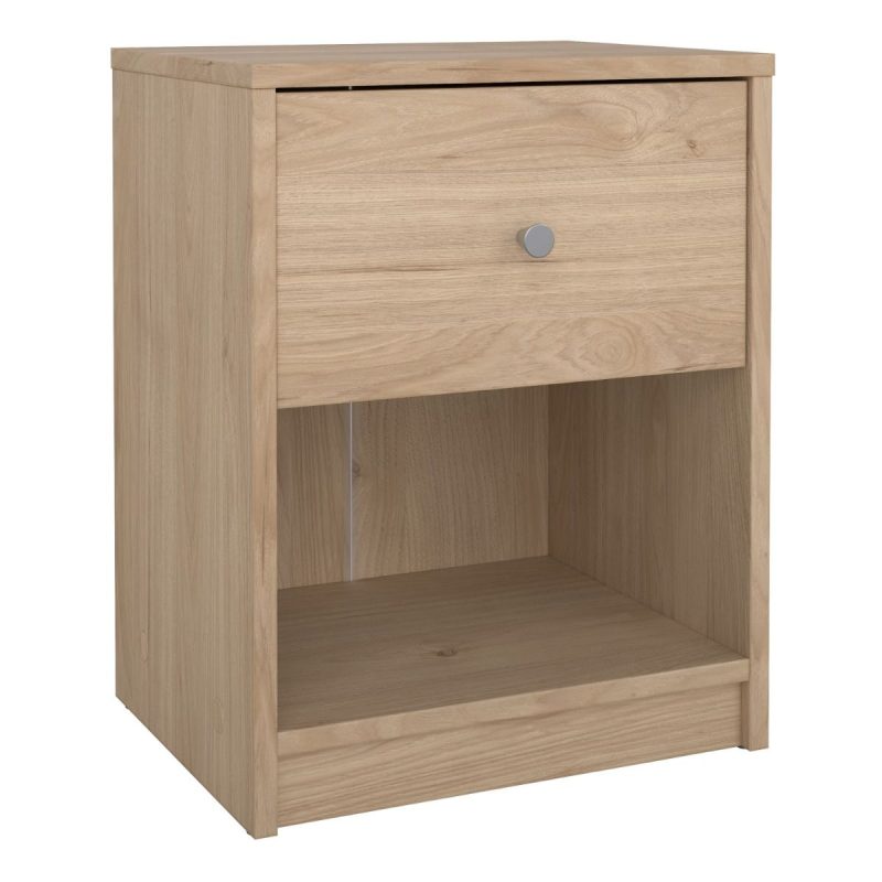 May Bedside 1 Drawer in Jackson Hickory Oak - Image 6