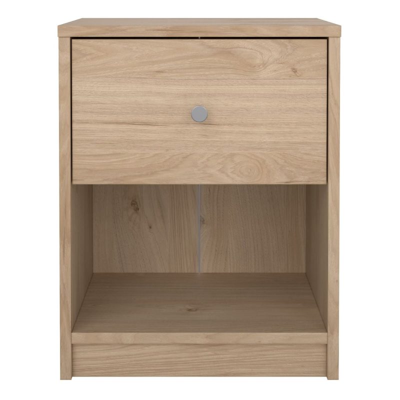 May Bedside 1 Drawer in Jackson Hickory Oak - Image 5