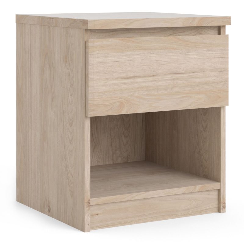 Naia Bedside 1 Drawer 1 Shelf in Jackson Hickory Oak - Image 6