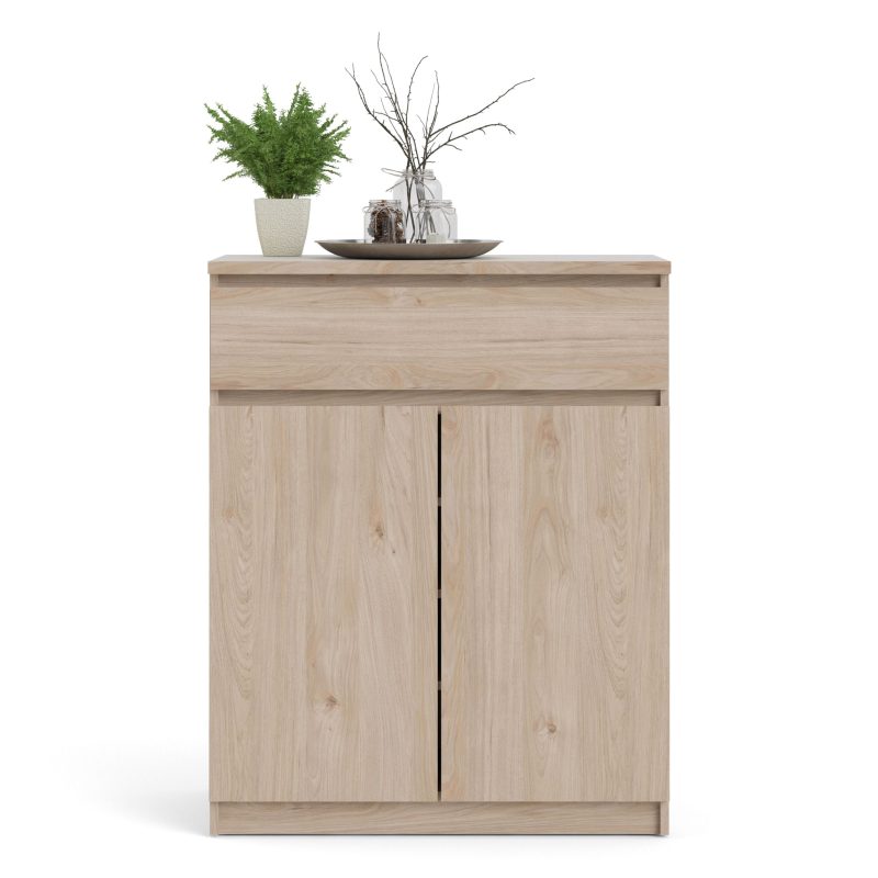 Naia Sideboard 1 Drawer 2 Doors in Jackson Hickory Oak - Image 3