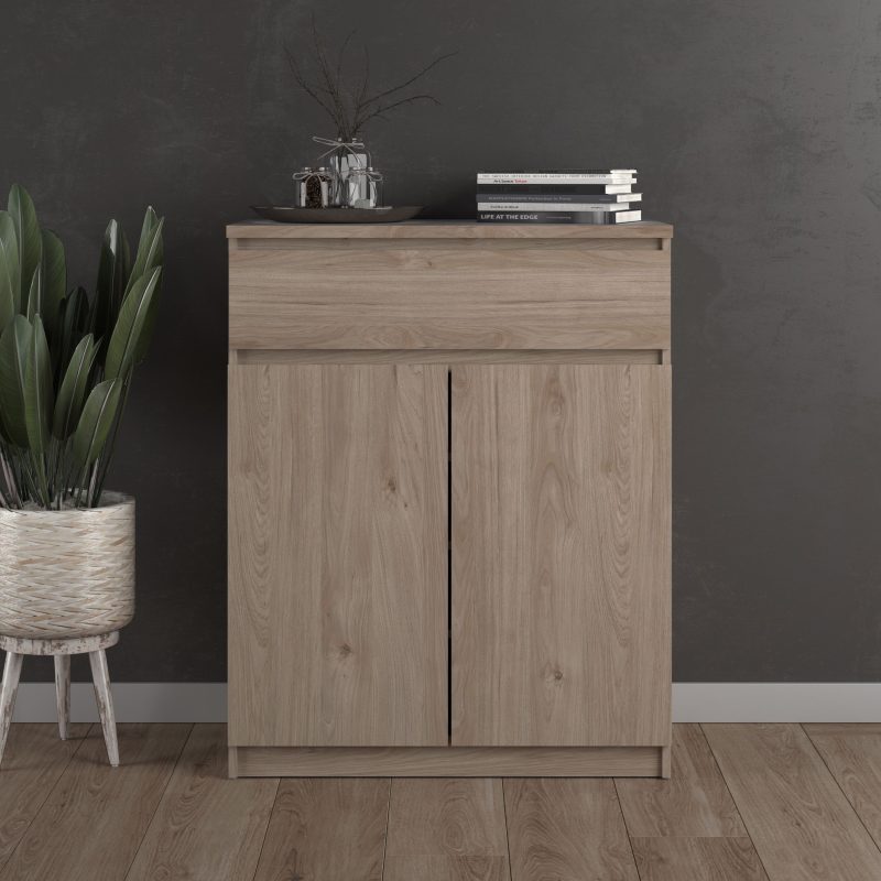 Naia Sideboard 1 Drawer 2 Doors in Jackson Hickory Oak - Image 2