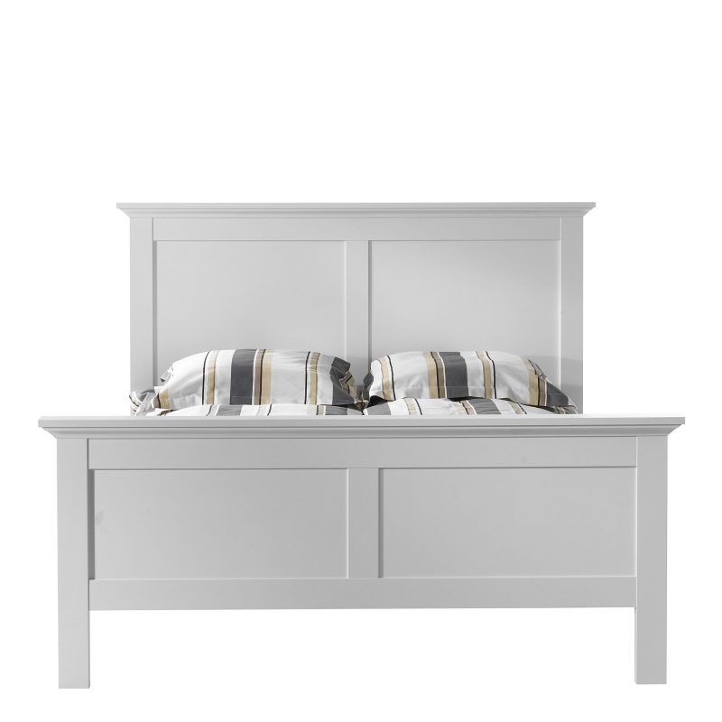 Paris Double Bed (140 x 200) in White - Image 8