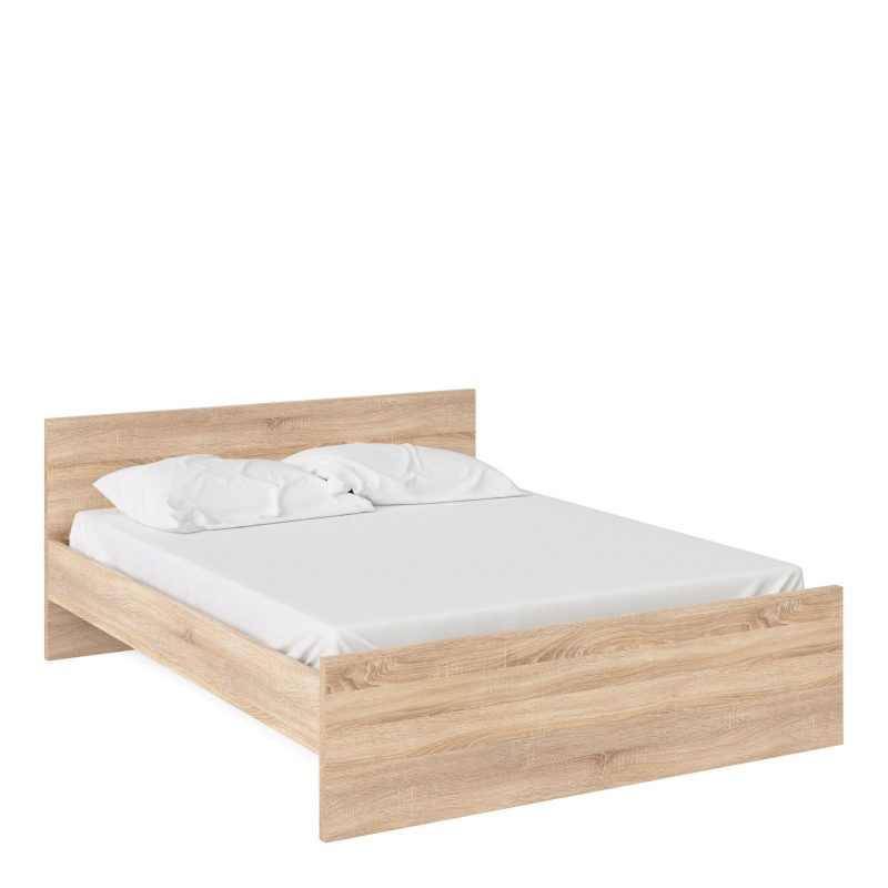 Naia Euro King Bed (160 X 200) In Oak - Image 3