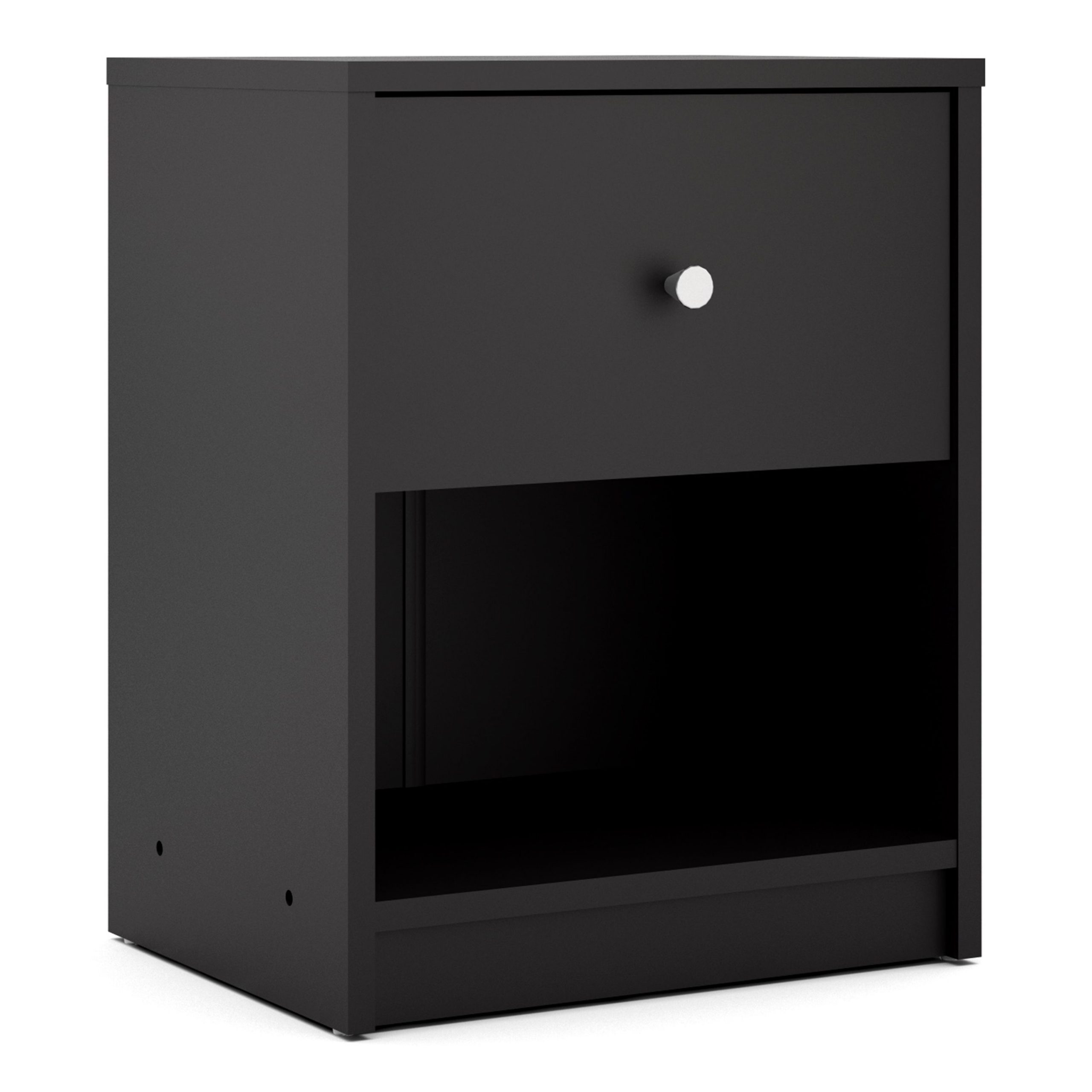 May Bedside 1 Drawer In Black