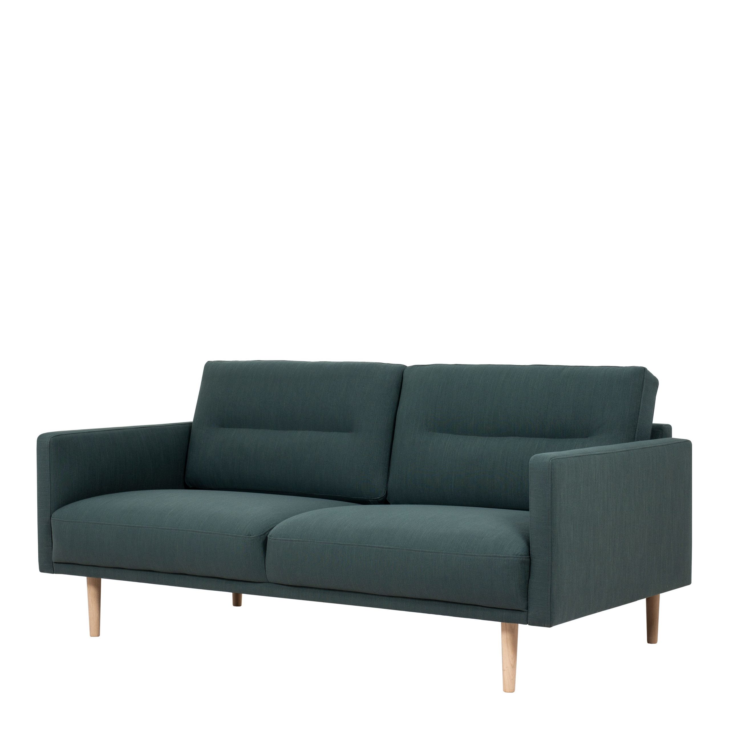 Larvik 2.5 Seater Sofa – Grey, Oak Legs