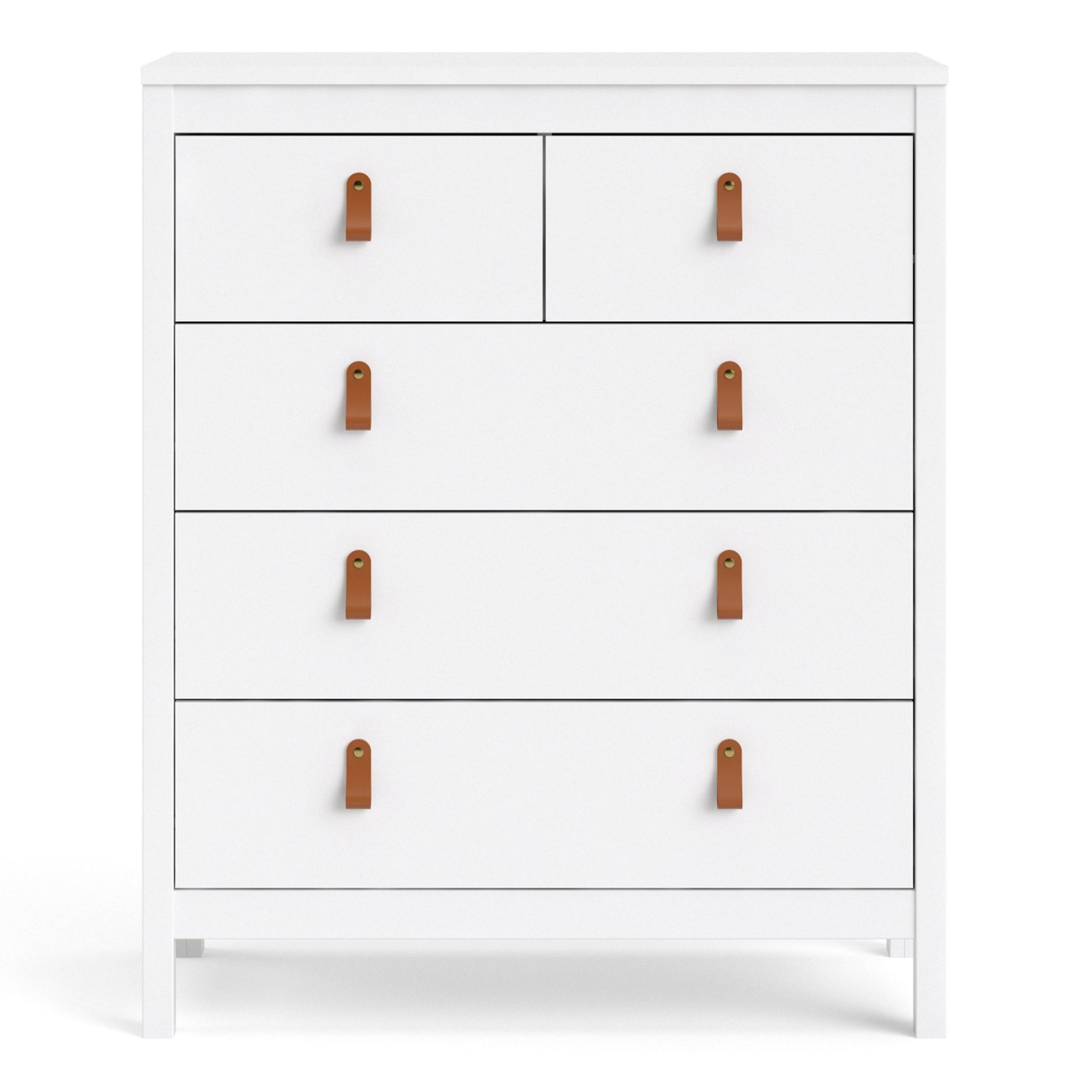 Barcelona Chest 3+2 Drawers In White