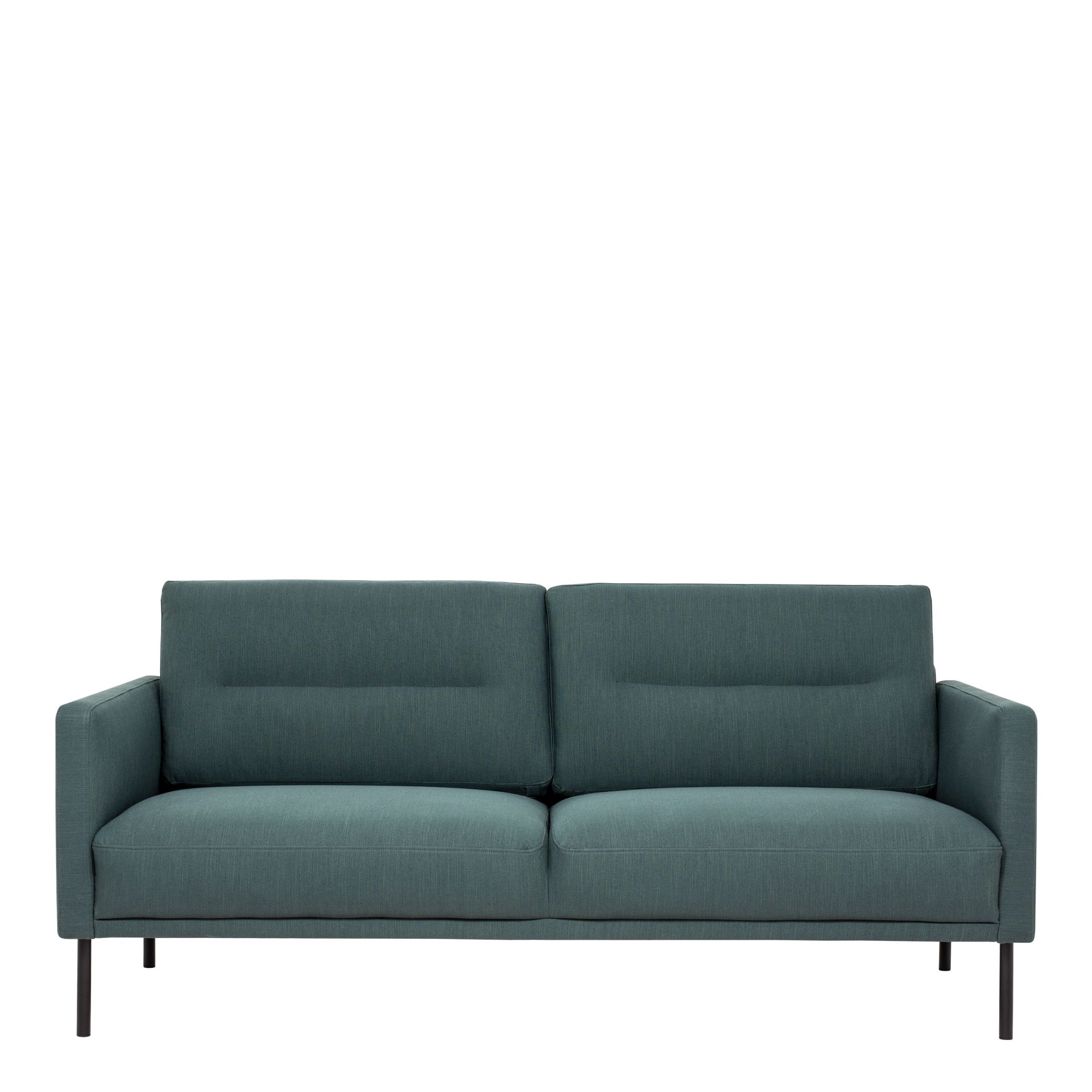Larvik 2.5 Seater Sofa – Dark Green, Black Legs