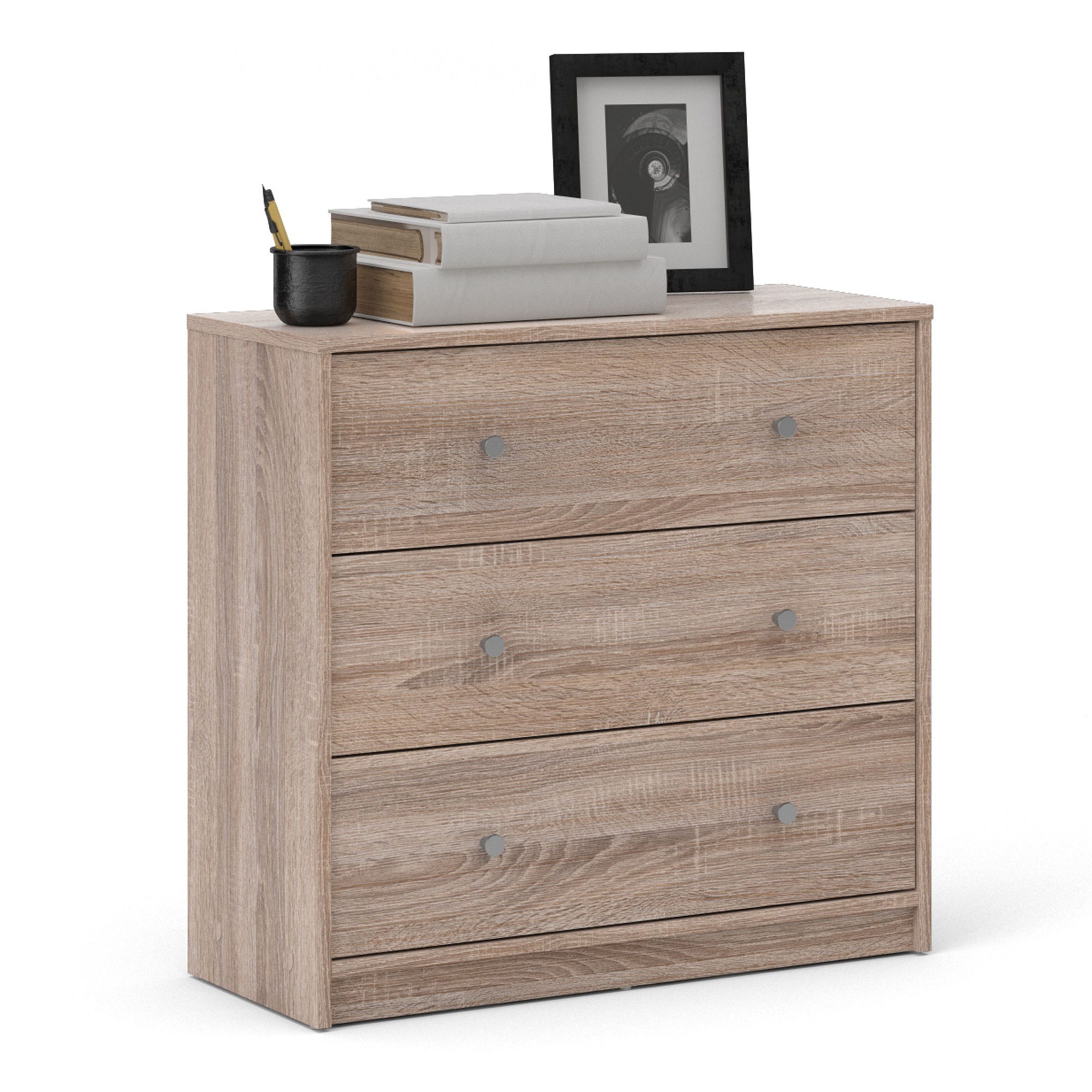 May Chest Of 3 Drawers In Truffle Oak