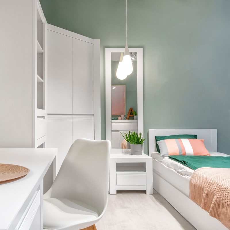 Novi 2 Door Corner Wardrobe In Alpine White - Image 4