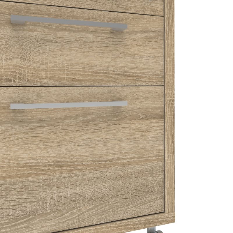Prima Mobile File Cabinet In Oak - Image 9