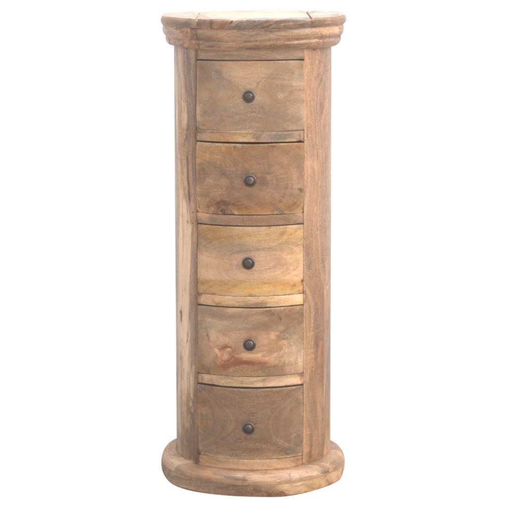 Granary 5 Drawer Slim Drum Chest