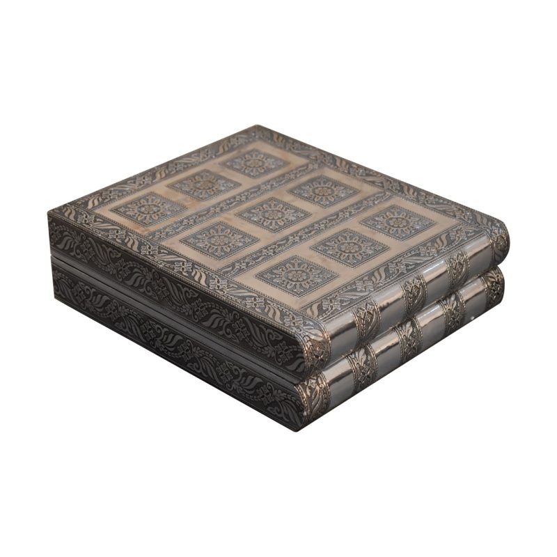 Navy Double Jewellery Box - Image 5
