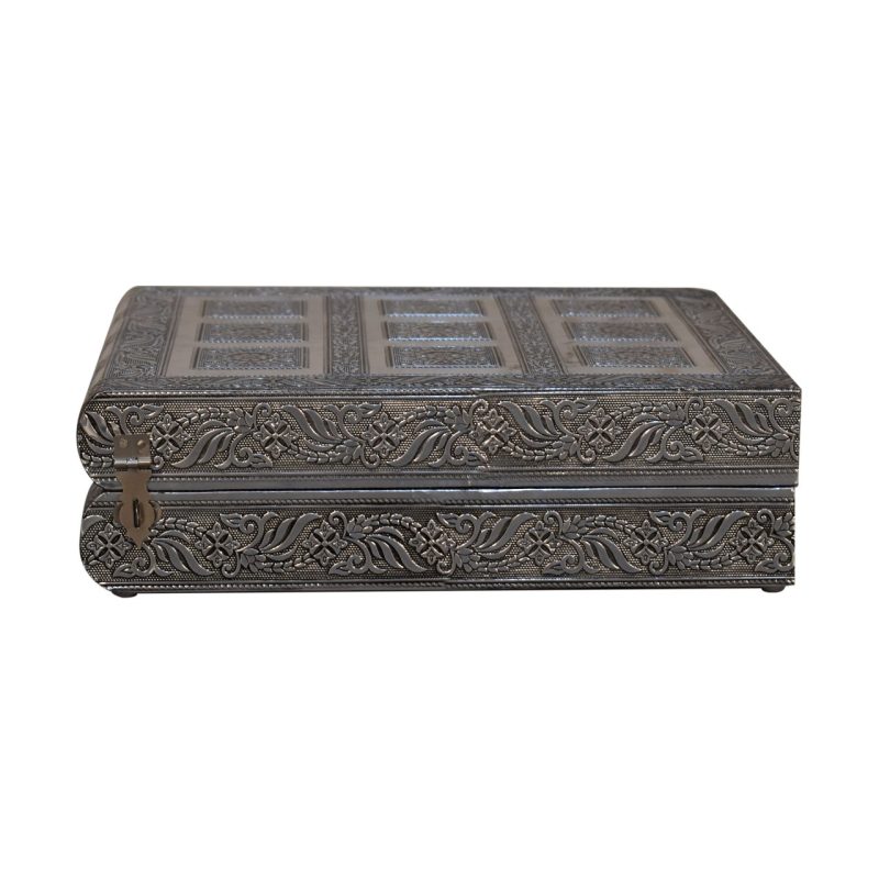 Navy Double Jewellery Box - Image 7