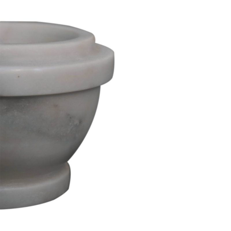 White Marble Pestle & Mortar Set - Image 5