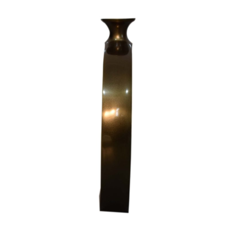 Round Vase In Nickle Antique - Image 7