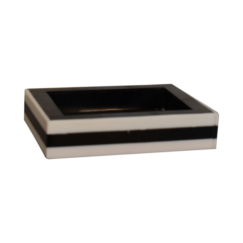Resin And Mango Wood Bathroom Set Of 4 - Image 5