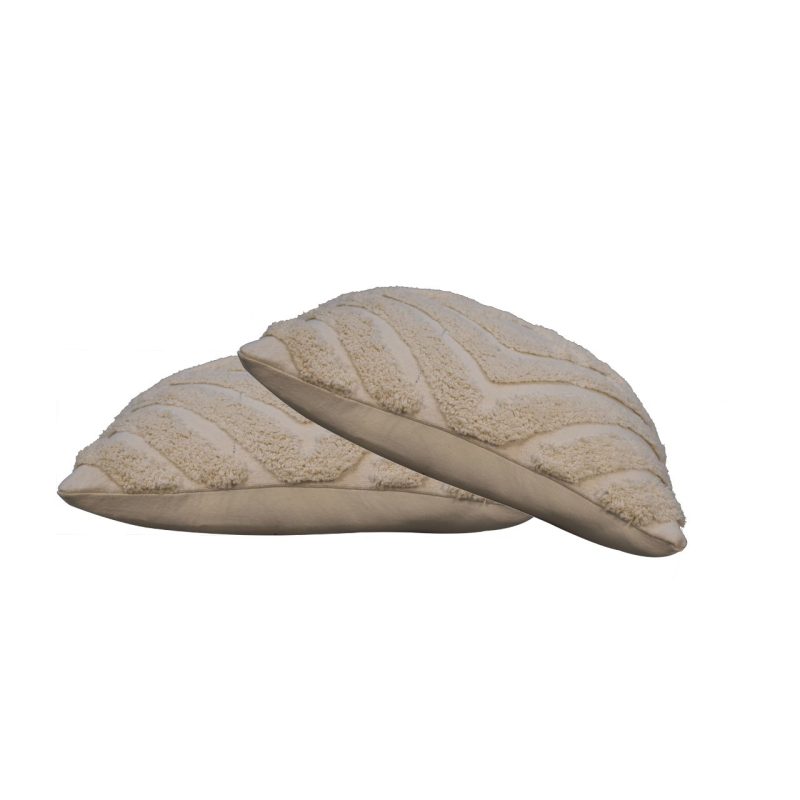 Cream Diamond Cushion Set Of 2 - Image 3