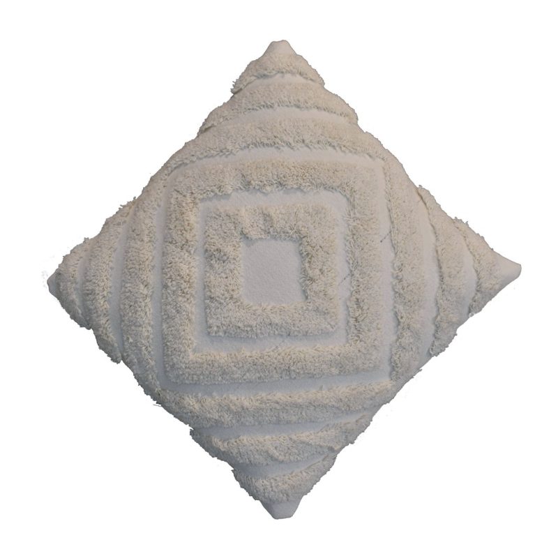 Cream Diamond Cushion Set Of 2 - Image 5