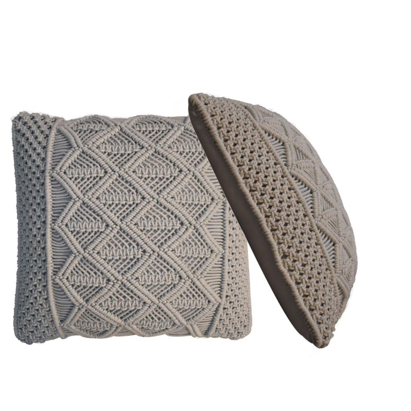 Ansley Grey Cushion - Image 2
