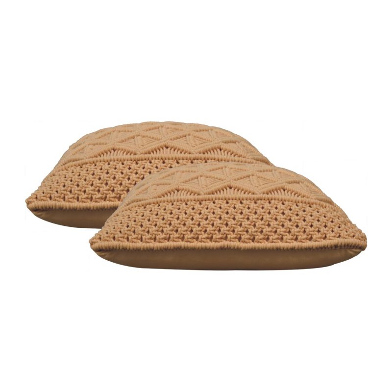 Ansley Mustard Cushion - Image 3