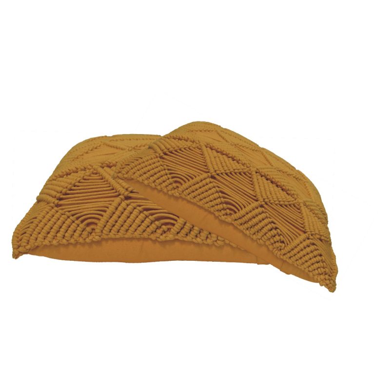 Esmi Cushion Set Of 2 - Mustard - Image 3